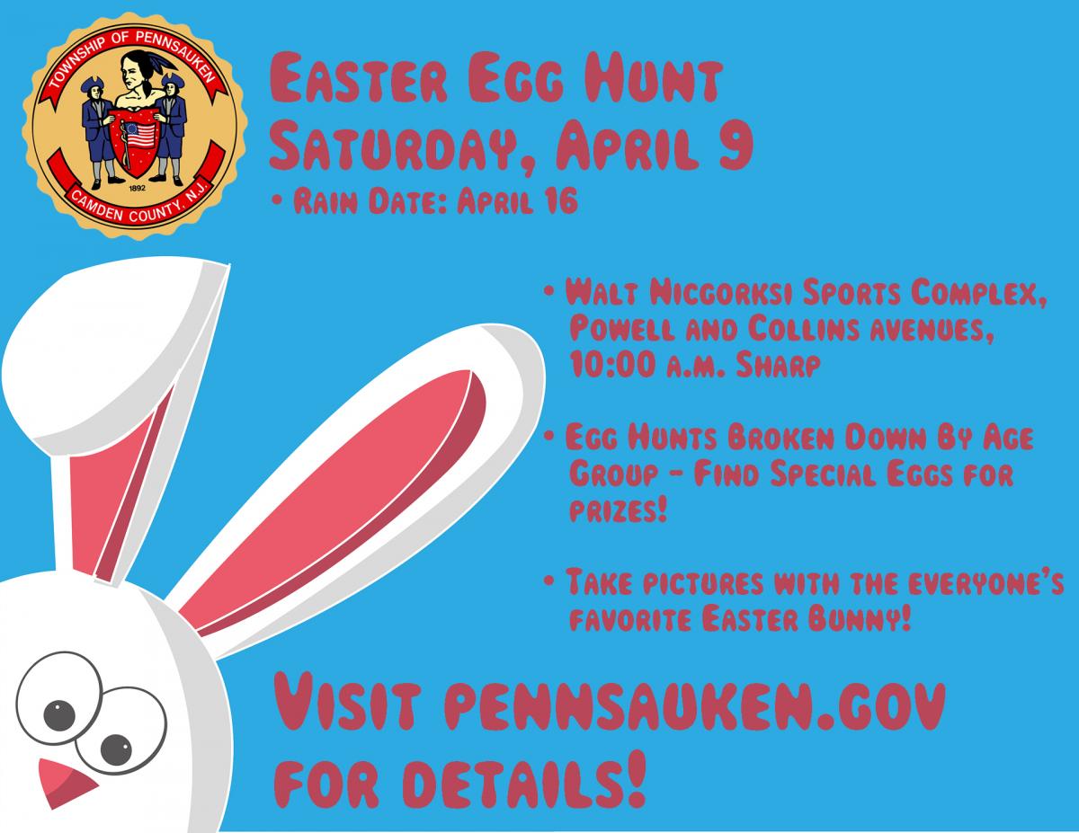 2022 Easter Egg Hunt Pennsauken Township, New Jersey